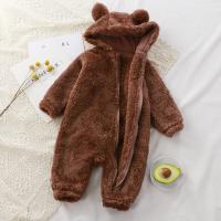 Pijama De Oso De Dibujos Animados Para Bebés Invierno Ropa De Bebé Algodón Infantil Para Niño Y Niña Traje De Animal Con Cierre De Cremallera 0-24 Meses - details 3