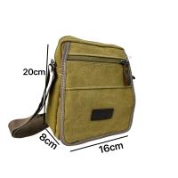 MEJORADA bandolera con solapa para hombre,material de lona fuerte duradero.MEDIDA 20×16×8CM - details 10