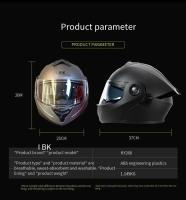 Casco De Motocicleta Doble Lente Con Visera Interna Asequible Para Todos Con Casco De Cara Completa Volteado Hacia Arriba Material ABS Peso 1087g Estilo Casco De Motocicleta - details 2