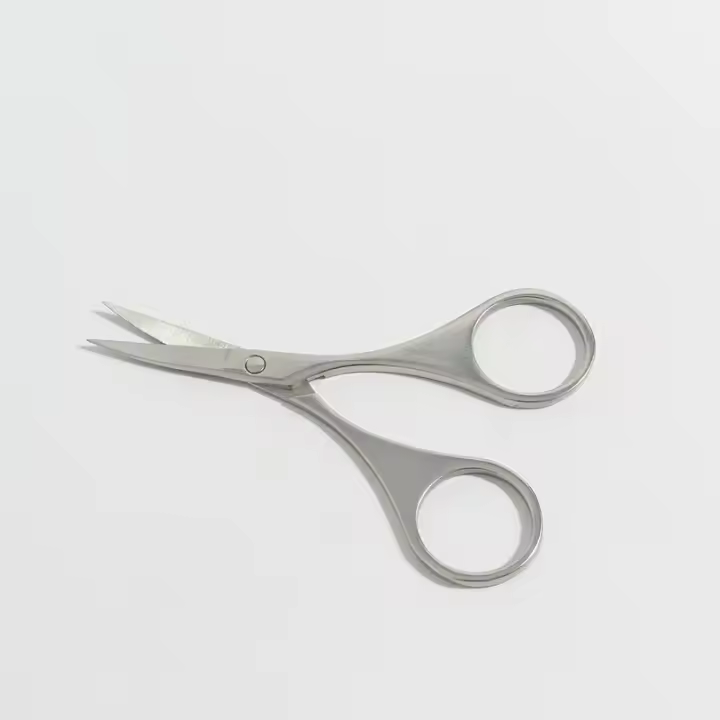 Tijeras De Cutícula De Acero Inoxidable Para Hombre Y Mujer Corte Preciso De Pelo De Barba Y Nariz Herramienta De Belleza Para Uñas - 1