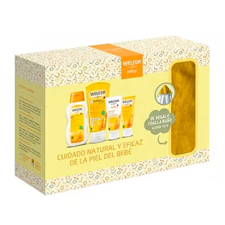 Weleda Set Bienvenida Bebe Bolso Amarillo - 1