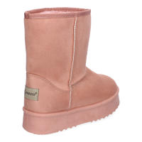Davinia Shoes Botines para Mujer, Estilo Australianos, Lisos de Plataforma con Interior Forrado en Pelo, Detalles de Costura, Ideales para Invierno. Shoes&Blues.es VR3-596-Rosa - details 2