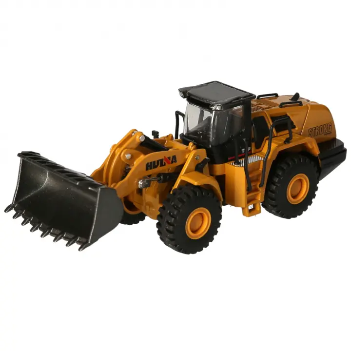 Camión De Ollado De Metal HUINA 1813 1/60 Mini Para Juegos De Construcción Control Manual Regalo Para Niños Boys - 1