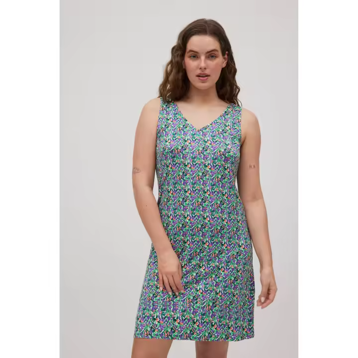 Ysabel Mora - Vestido corto tirantes estampado flores - 1