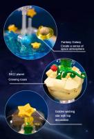 Bloques De Construcción De Sueño Eterno Rosa Le Petit Prince Con Cubierta Antipolvo Juguete De Puzzle Para Decoración De Escritorio Regalo De Cumpleaños Para Adultos - details 12