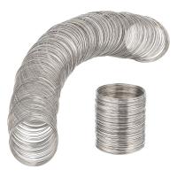 Hilo De Memoria Para Joyería 300 Bucle Hilo De Acero Para Pulseras De Pulsera Y Joyería De Enredo DIY Kit De 22 Ga 55mm - details 0