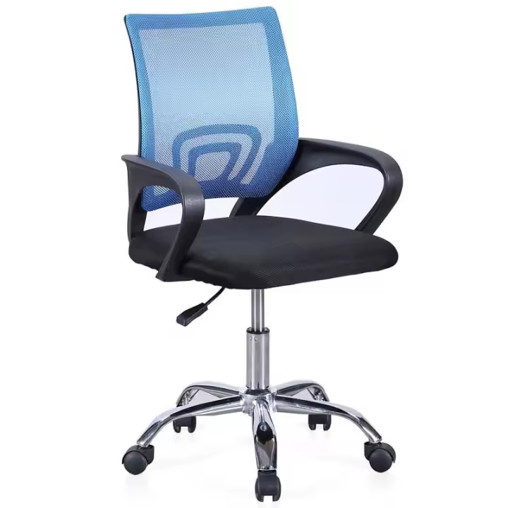 Miroytengo Silla de estudio Slim giratoria en color azul y negro Habitación Juvenil - 1