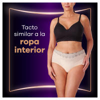 Ausonia Discreet Boutique Braguitas Para La Incontinencia Para Mujer Beige, Plus, Tacto Similar A La Ropa Interior, Superabsorbente, Diseño Curvo Para Un Ajuste Ceñido, Talla M, 9 unidades. - details 0