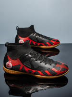 Zapatos De Fútbol Para Hombres IC Interior Altos Resistentes Al Desgaste Antideslizantes Talla True Fit Material Superior PU - details 6