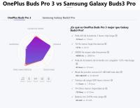 Auriculares - OnePlus Buds Pro 3, Doble diafragma, Gemelos DAC personalizados, Audio de alta resolución, Cancelación de ruido de hasta 50 dB, Batería hasta 43 horas de duración, Audio espacial con seguimiento de la cabeza, Bluetooth 5.4 - details 0