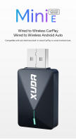 XUDA 2025 Mini Conversor De Cableado a Inalámbrico 2 En 1 AI Box Carplay 5G WiFi Y Bluetooth 5 Android Auto Conexión No Inductiva - details 0