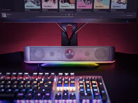 Barra de Sonido Gaming Trust GXT 619 Thorne, Sonido Estéreo Envolvente, Iluminación LED RGB Personalizable, 12W de Potencia Máxima, Control de Volumen Frontal, Conexión USB y Jack 3.5mm, Diseño Compacto y Moderno, Ideal para PC y Portátiles. - details 0