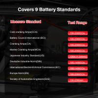 KONNWEI KW218 Analizador De Sistema De Batería Para Coche Y Motocicleta 12V 6V Prueba De Carga Y Arranque 2000CCA Herramientas Para El Automóvil - details 10