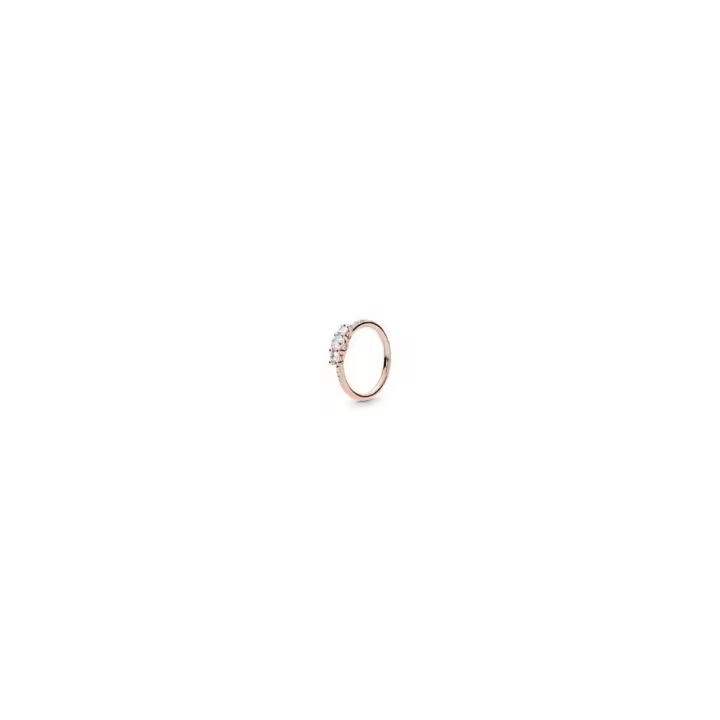 186242CZ-52 - Anillo Pandora Rose Elegancia Brillante con circonitas transparentes Talla 52 186242CZ-52 PANDORA Silver  Anillo Pandora original - 1