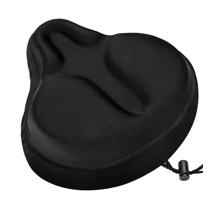 Cojín de asiento de bicicleta, funda de asiento de bicicleta, asiento de bicicleta y bicicleta de ejercicio, asiento de bicicleta estacionaria, asiento de bicicleta de peluche, Cruiser - 1