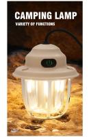 Lámpara De Camping LED Retro 1200mAh Luz De Emergencia Impermeable IPX4 Carga Tipo C Para Exterior Linterna Colgante Para Tienda De Campaña 2700K/6500K - details 9