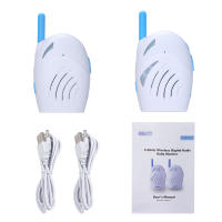 Monitor De Bebé Digital Portátil Con Audio 2.4GHz Transmisión Wireless Doble Voz Conversación Detector De Lloros De Bebé Sensibilidad Claro - details 11