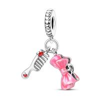 Nuevo Broche De Cámara De Vlog Princesa 925 Plata Con Encantos De Cabello Piedras Preciosas Zirconia Para Pulseras Originales Pandora Joyería DIY Regalo De Cumpleaños - details 9