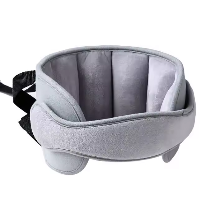 Correa para almohada para el cuello con soporte para la cabeza para asiento de automóvil para niños pequeños - Seguridad para niños y bebés Alivio para el cuello Soporte para la cabeza Correa para dormir con correa de almohada ajustable - 1