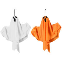 Fantasma LED Blanco Brillante Para Halloween Decoración De Casa Horripilante Con Luz De Hadas Interior Exterior Prop De Terror - details 7