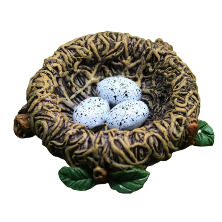 Estatua De Bird Ornament En Resina Para Jardín Adorno Animal DIY Escultura Decoración De Árbol Exterior Estilo Yard Ornament - 1