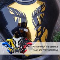 Pegatina De Tanque De Motocicleta 3D Protector De Aceite Y Gasolina Con Diseño De Espina De Pescado Y Decoración De Llama Accesorios Para Motocicletas - details 3