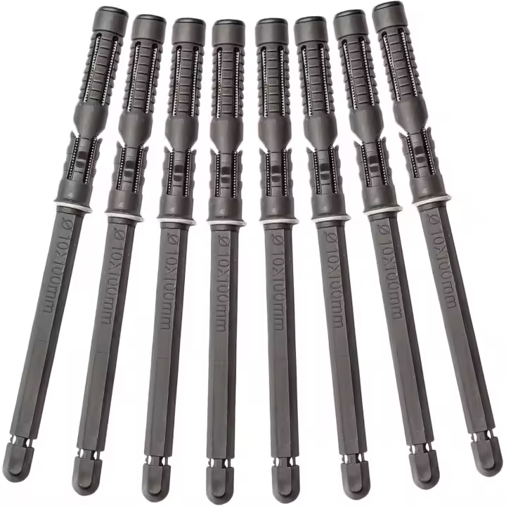 Soportes de estante flotantes ocultos, soporte de estante de montaje en pared invisible, soporte resistente para estantes de pared de tablero flotante de bricolaje (10 x 100 mm) - 1