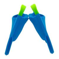 Nuevo juego de pies de silicona para entrenamiento de natación, aletas especiales para braza, estilo libre, profesionales, dobles aletas cortas, ligeras. - details 9
