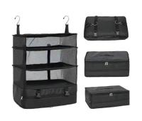 Organizador De Viaje Trípode Colapsable Para Ropa Eco-amigable De Tela Multiusos Para Acampar Al Aire Libre Y Uso En Armario - details 10
