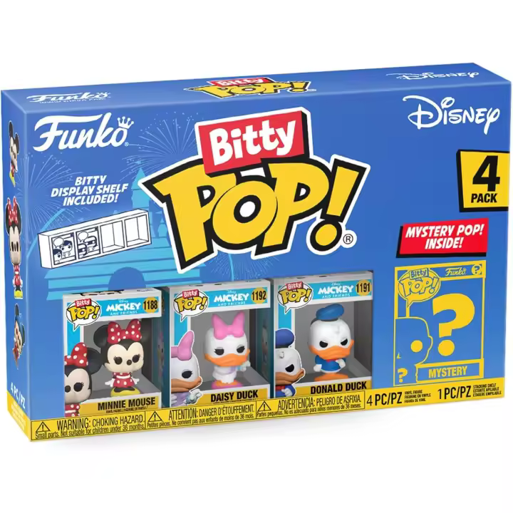 Pack 4 Figuras Funko Bitty POP Minnie Disney - 1