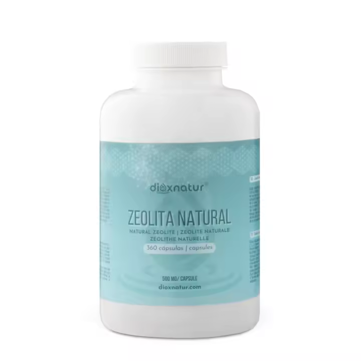Dioxnatur® Zeolita 360 Cápsulas Natural Clinoptilolita Micronizada Desintoxicante - 1