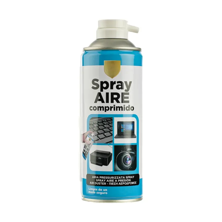 Zimmy Spray de Aire Comprimido 400ml - Eliminación de Polvo para Teclados, Ordenadores, Impresoras y Más - 1