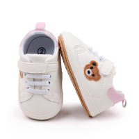 Zapatos Blancos Para Bebé Con Diseño De Oso Casual Antideslizantes Primera Caminata Para Niño Y Niña Toddler Non-slip Newborn - details 10