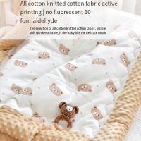 Manta De Cuna Acolchada 100x120cm Para Bebé Suave Y Transpirable Cubierta De Sueño Para Newborn Infant Swaddle Wrap 4 Estaciones Unisex - details 2
