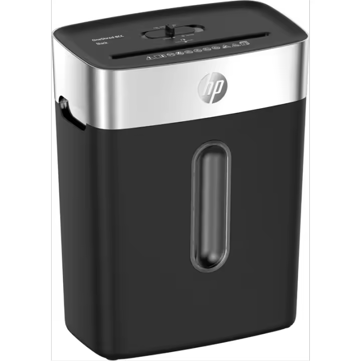 TRITURADORA HP ONESHRED 8CC, TRITURADORA, P-4, 8 TARJETAS, 15L, NEGRO - 1