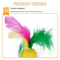 Juego De Juguetes Para Gatos Pack De Variedad Con Ratón De Sisal Bola Con Campana Y Palito Divertido Para Mascotas Suministros Para Gatos - details 8