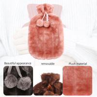 Funda De Botella De Agua Caliente De 2000ml Con Peluche Protección Invierno Resistente Al Frío Y Al Calor Funda Suave Para Botella De Agua Caliente - details 5