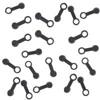 10Pcs Tapa De Polvo De Bomba De Freno 8mm Tapa De Aceite De Tornillo Negro Para Calipero De Freno Y Motocicleta Material De Goma - details 7