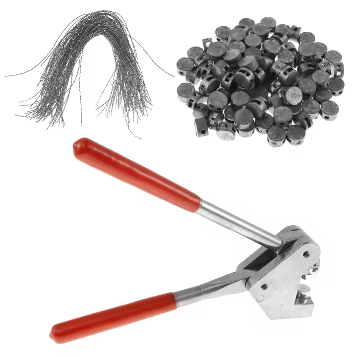 Juego De Aretes De Sellado 201Pcs Herramienta Multifuncional De Acero Inoxidable Para Medidor De Agua Antirrobo - 1