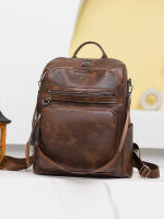 Mochila urbana sencilla de PU para mujer - details 5
