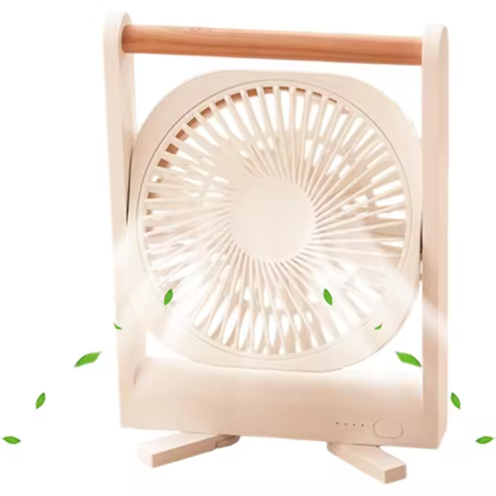 Pequeño ventilador de escritorio, powerful Device de flujo de Aire con diseño compacto y que ahorra espacio para oficinas, escretorio, dormitorio, dormitorio o uso doméstico, 1 Pieza - 1