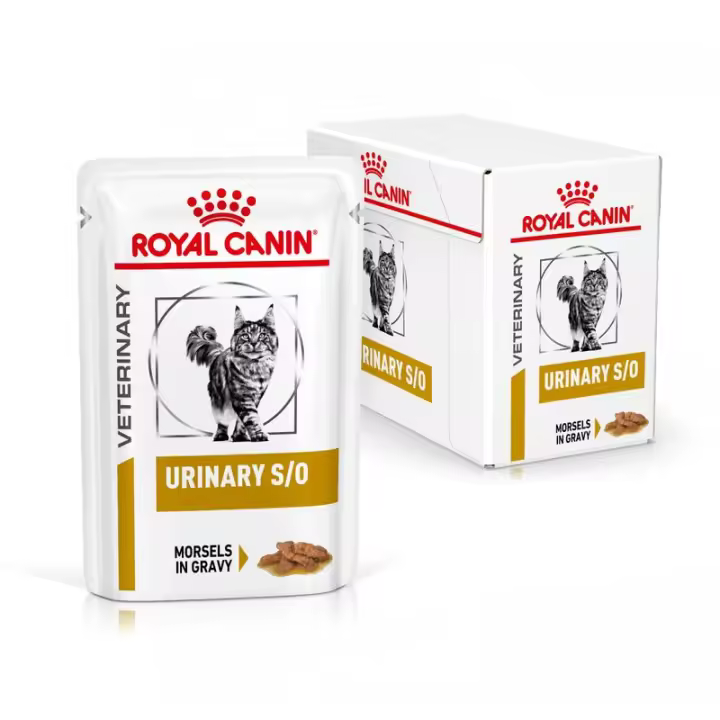 12X85g - Royal Canin Comida Húmeda VHN Urinary S/O salsa - 1