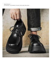 Zapatos Casuales De Cuero Para Hombre Moda Transpirables Y Ligeras Zapatillas De Negocios Con Cordones Hechas a Mano Clásicas Y Vendidas Al Por Mayor - details 3