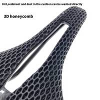 Sillín De Bicicleta Ultraligero De Fibra De Carbono 3D Imprimido Hueco Cómodo Transpirable Para MTB Gravel Carretera Ciclismo Partes De Asiento - details 9