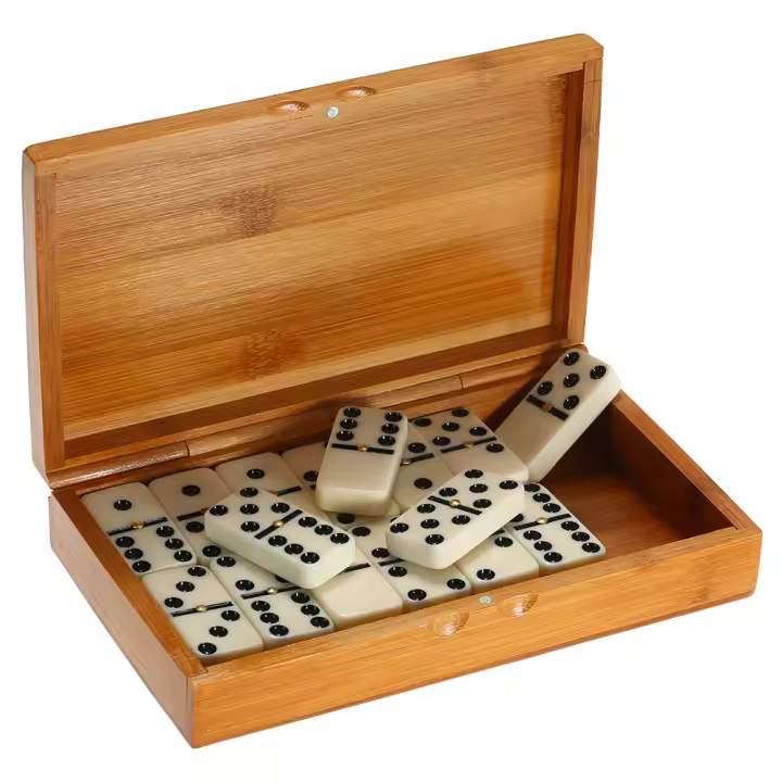 Juego De Dominó De Madera 28 Piezas Juguete Educativo Para Niños - 1