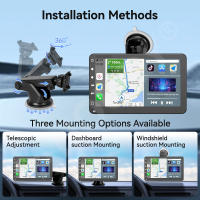 Ahoudy Reproductor Multimedia Universal Para Coche 7 Pulgadas Con CarPlay Inalámbrico Y Android Auto Pantalla Táctil AUX FM USB Soporte Para 4G - details 9