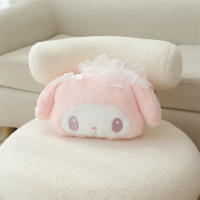 Cojín De Espalda Encantador De Fresa My Melody Para Coche Sofá Cama Cubierta De Cinturón De Mano Suave Y Cómoda Decoración Del Hogar Estilo Japonés - details 10