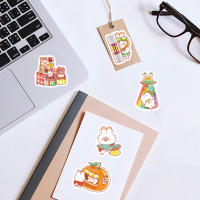30pcs Pegatinas De Conejo Lindo Graffiti De Dibujos Animados Para Decorar Cuaderno Maleta Moto Scrapbook PVC Impermeable Y Duradero Tamaño 6.5x4.5cm - details 7
