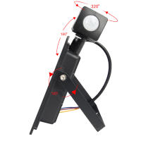 Lámpara De Inundación LED Con Sensor De Movimiento PIR Luz Blanca IP66 Impermeable Para Exterior Iluminación De Jardín 10W 20W 30W 50W 100W - details 7