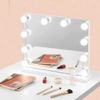 Espejo De Maquillaje Con Luz LED Bombilla USB Cargable Iluminación Para Mesa De Vestir Baño Dimmerable Luz De Vanidad - details 12